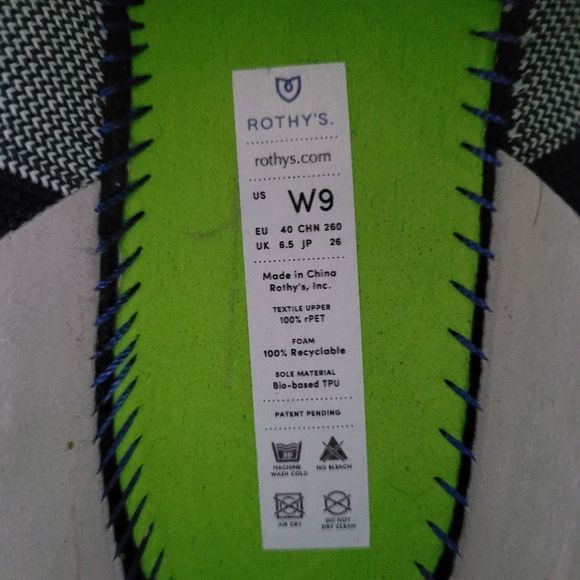 Rothy’s BlackBerry Block Lace Ups size 9 - Picture 13 of 13